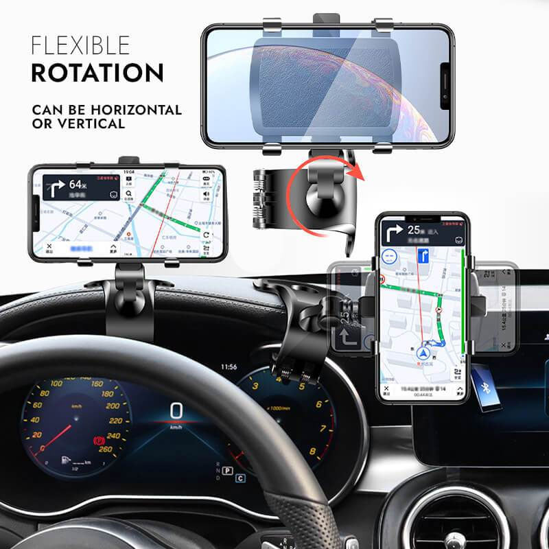 360° Full View Rotating Car Holder